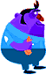 Cartoon image of man