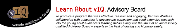 Vehicle Intelligence Quest - Learn About vIQ Advisory Board