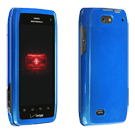mot droid 4 snapon cov blue Snap on Hard Cover BlueSnap shock absorption rugged case polycarbonate shell Phone New defender series cover Condition case category