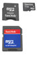 SanDisk� 3 in 1 Memory Kit - 1GB