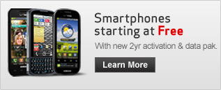 Smartphones starting at Free