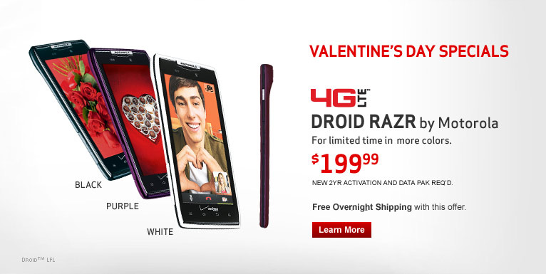 Valentine�s Day Specials