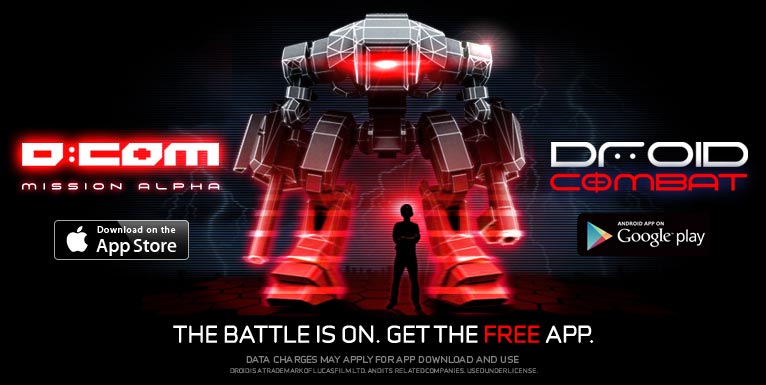 Droid Combat. The Battle is On. Get the Free App.