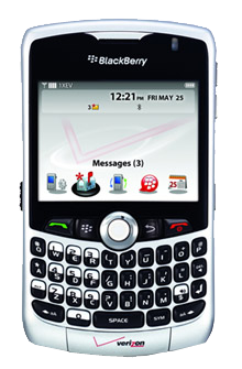 BlackBerry�&nbsp;Curve 8330 in Silver Picture